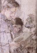 Edouard Vuillard Mishra and his sister France oil painting artist